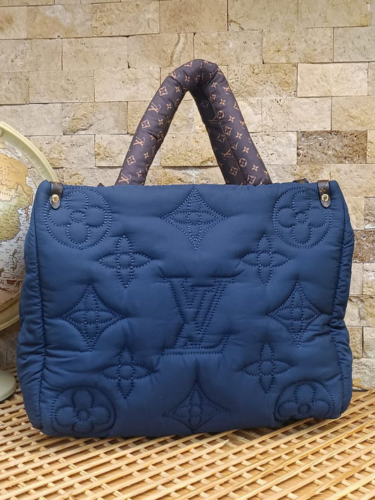 Louis Vuitton Coussin Style Puffy Tote – Navy Monogram- LV 69