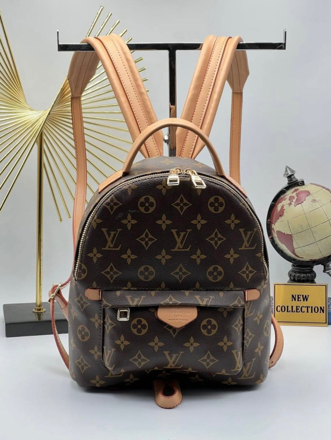 LOUIS VUITTON LEATHER BACKPACK - LV 08
