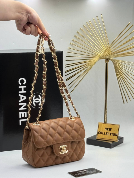 Chanel Classic Flap Bag – Brown / Chestnut Quilted Leather-CH 09