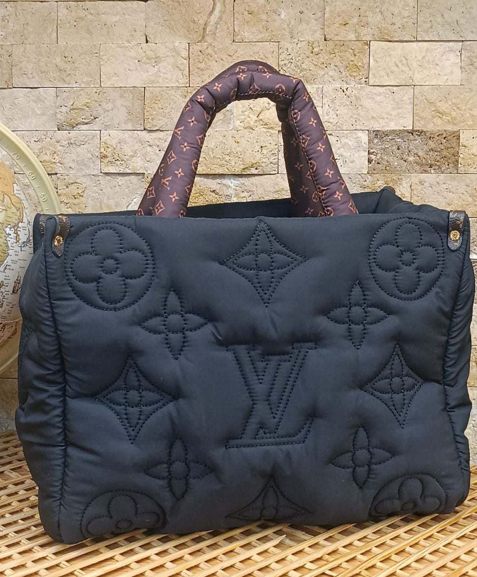 Louis Vuitton Puffy Tote Bag Μαύρη Καπιτονέ -LV 23