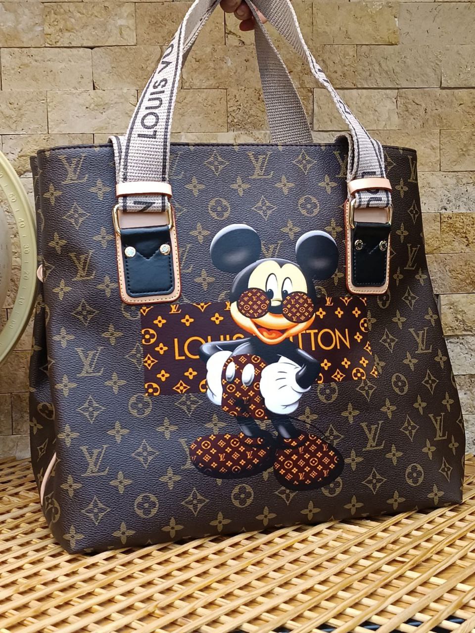 Louis Vuitton Monogram Tote – Mickey Signature Limited Edition
-LV 72