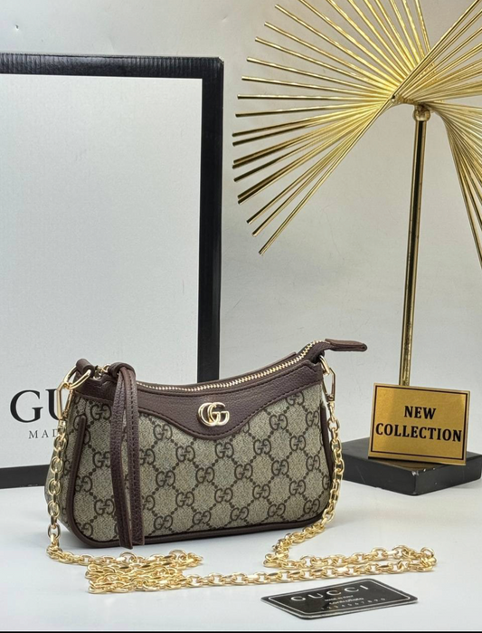 Gucci GG Canvas Shoulder Bag σε Γκρι - GC 68