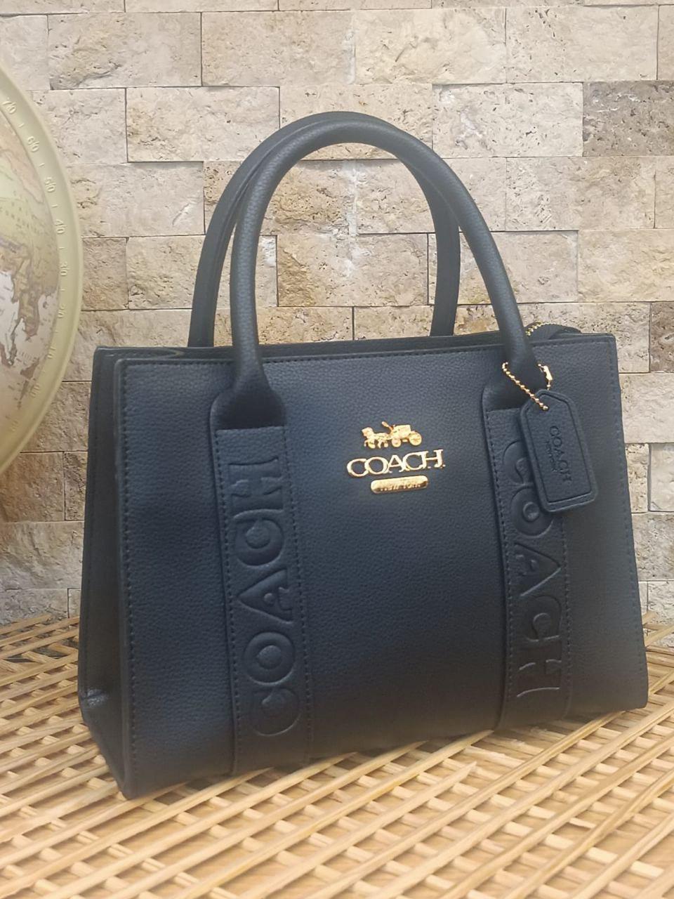 Coach Signature Tote Bag Black -CC 01